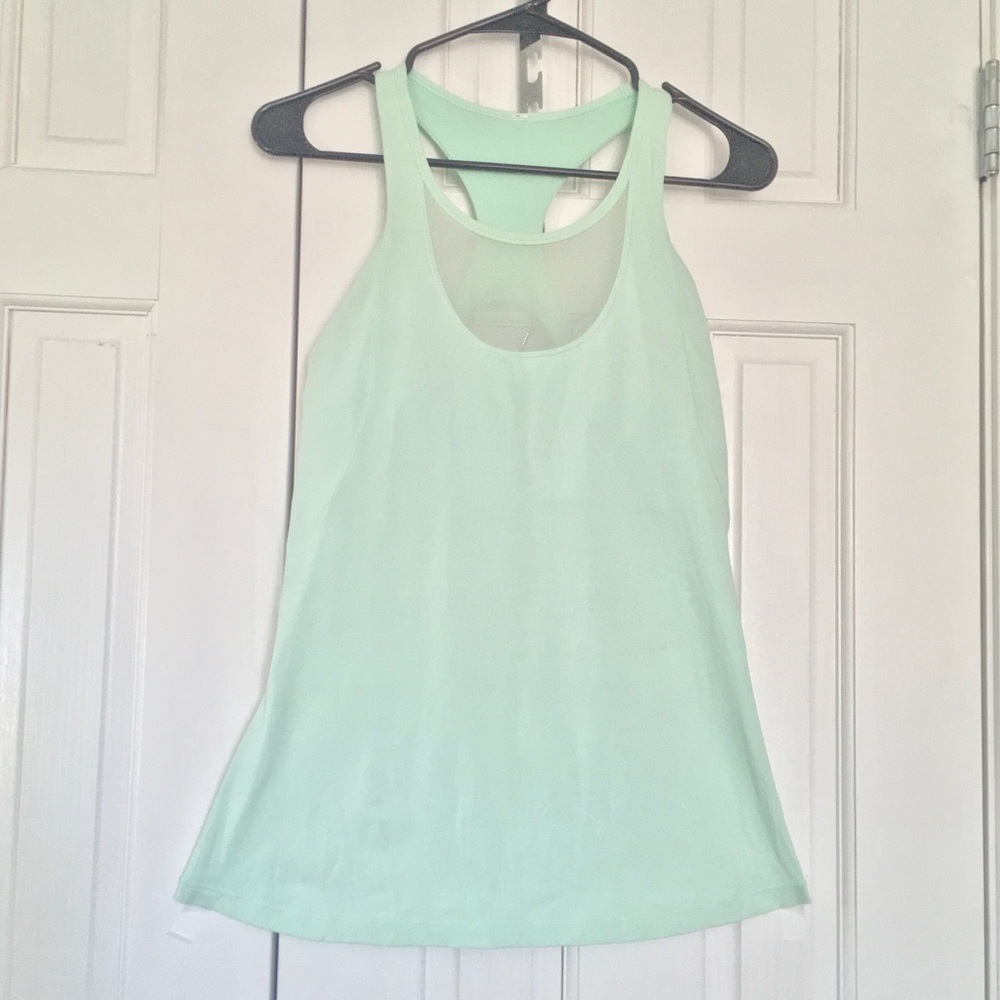 Lululemon Mesh With Me Tank
Sea Mist Size 10